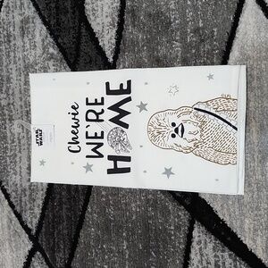 STAR WARS CHEWIE WE'RE HOME KITCHEN TEA TOWEL